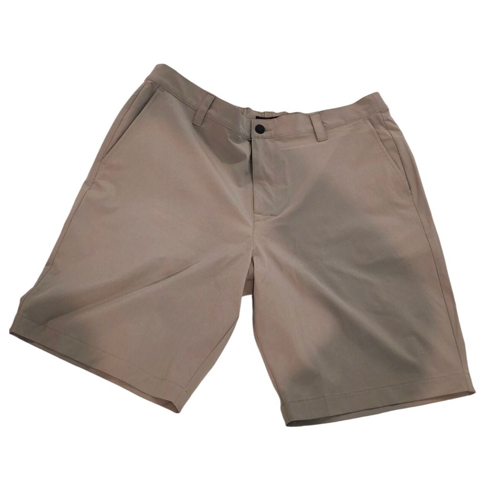 Banana Republic Mens Tan Comfort Flat Front Stretch Walking Shorts 40
